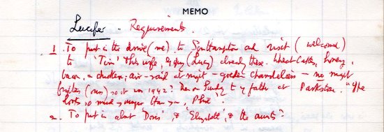lucifer diary memo17 July 1964